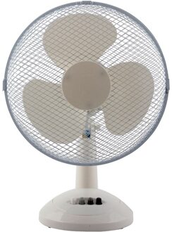 Tafelventilator - Wit - Ø30cm - 3 standen - Ventilator