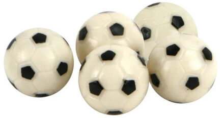 Tafelvoetbal ballen - 5 stuks - D3 cm