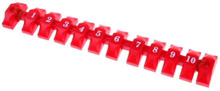 Tafelvoetbal Teller Scoren Units Voetbal Tafel Voetbal Score Markers rood