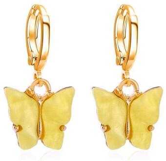 Tafree Koreaanse Mode Oorbellen Acryl Vlindervorm Sieraden Kleine Verse Zoete Earing Voor Vrouw Leuke Beste E3362 E3362-6