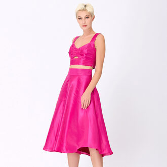 Taft bovenaan Fuchsia - S