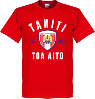 Tahiti Established T-Shirt - Rood - XL