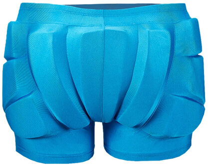 Tailbone Elastic Padded Shorts Ski Gear Skate Protector Winter Heat Resistant Breathable Hip Butt Outdoor Sports Shock Absorb Blauw / S