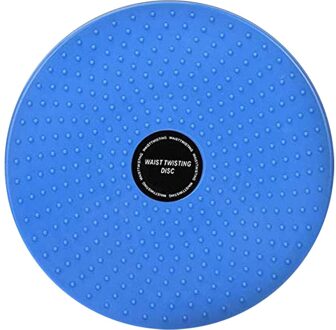 Taille Twisting Disc Balance Board Fitness Apparatuur Voor Thuis Body Aërobe Roterende Sport Magnetische Massageplate Oefening Wobble Blauw