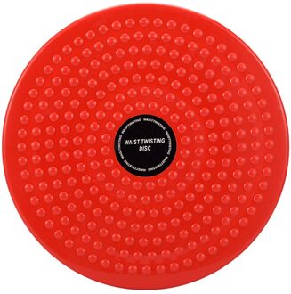 Taille Twisting Disc Balance Board Fitness Apparatuur Voor Thuis Body Aërobe Roterende Sport Magnetische Massageplate Oefening Wobble Rood