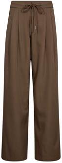 Tailored wide leg pantalon Michelle  blauw Beige