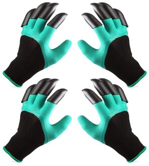 Taitu Tuin Handschoenen Met Klauwen Tuin Rubberen Handschoenen Tuinieren Graven Planten Abs Plastic Duurzaam Waterdicht Werk Handschoen Outdoor Grijs