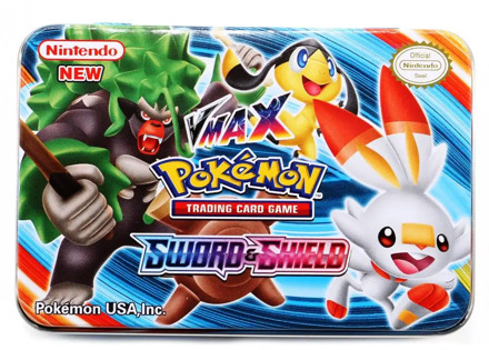 TAKARA TOMY 42pcs Pokemon /set Iron Box Battle Toys Hobbies Hobby Collectibles Game Cards Collection Anime Cards for Children