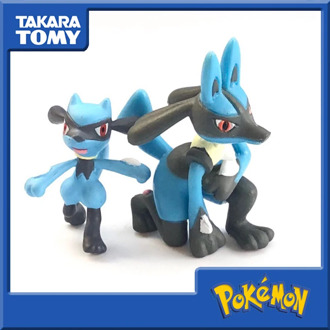 TAKARA TOMY Pokemon Monsters Lucario MC HG MEGA Toys Action Figure Children Christmas Gifts PVC Decoration