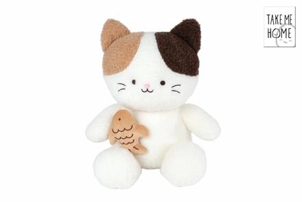 Take Me Home poes pluche 55/46cm wit