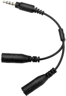 Takstar Hoofdtelefoon Microfoon Splitter Adapter C2-1, Compatibel Voor PS4, Laptop, Macbook, Telefoon, Externe Microfoon, микрофонный Кабель