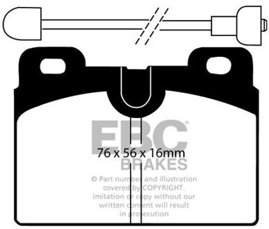 TALBOT Remblokkenset EBC Ultimax2 DP428 DP428