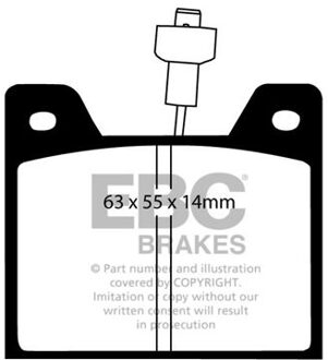 TALBOT Remblokkenset, schijfrem DP292