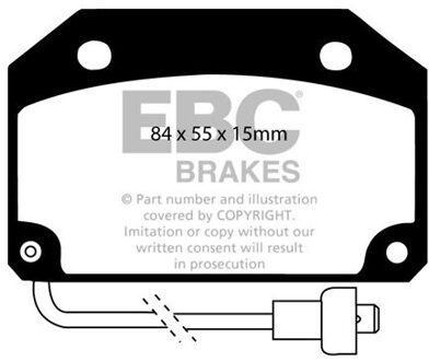 TALBOT Remblokkenset, schijfrem DP332