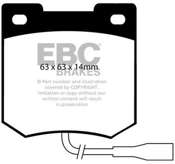 TALBOT Remblokkenset, schijfrem DP353