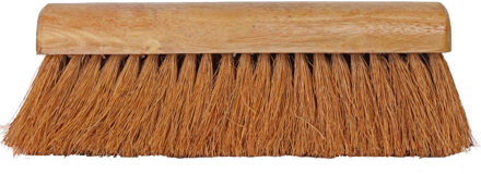 Talen Tools Bezemkop binnen - bruin - FSC hout/kokos - 30 cm