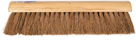 Talen Tools Bezemkop binnen - bruin - FSC hout/kokos - 40 cm