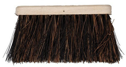 Talen Tools Bezemkop buiten bruin FSC hout/palmyra 28 cm