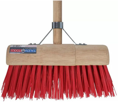 Talen Tools Buitenbezem - FSC hout - nylon - 31 cm - 130 cm tuinbezem - Bezem