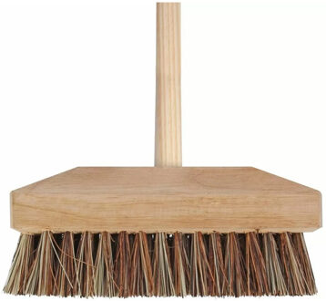 Talen Tools Buitenbezem/schrobborstel hard - FSC hout - 22 x 130 cm - Bezem