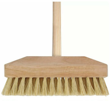 Talen Tools Buitenbezem/schrobborstel hard - FSC hout - 22 x 130 cm - Bezem