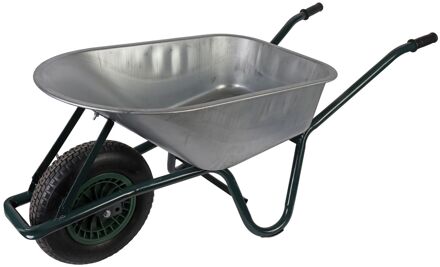 Talen Tools Kruiwagen - Verzinkt Staal - Zilver - 85l