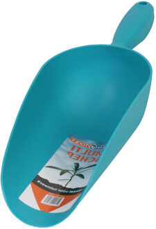 Talen Tools Multifunctionele toepasbare schep blauw kunststof 32 x 12 cm