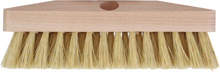 Talen Tools Schrob Bezemkop - schrobborstel - hout / natuurvezel - Breedte 22 cm