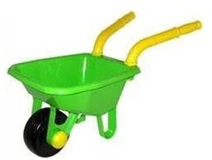 Talen Tools Speelgoed kruiwagen kunststof groen 25 x 66 cm - Speelgoedkruiwagen
