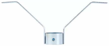 Talen Tools Stokhouder - metaal - 3,3 x 18,5 x 7,2 cm - voor bezemstelen van D30 mm
