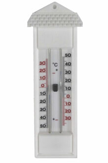 Talen Tools Thermometer buiten wit 23 cm - Buitenthermometers