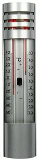 Talen Tools Thermometer min/max voor in kas - metaal - 32 cm