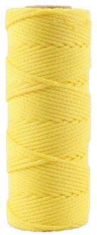 Talen Tools Touw/uitzetkoord in het neon - 50 meter - Touwen - Metselkoord - Tuin aanleggen bestrating