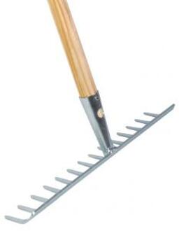 Talen Tools Tuinhark - 14 tanden - Verzinkt - 35 cm - Essenhouten steel - 160 cm