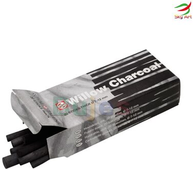 Talens Wilg Charcoat,3-4Mm 5-6Mm 7-12Mm, Dikke Zwarte, Om Kleur, Schets , Chinese Schilderen, Papier Box Set 7-12 20 stk