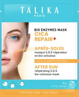 Talika Sheet Mask Talika Cica Repair After Sun Bio Enzyme Mask 1 st