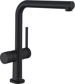 Talis M54 ééngreeps keukenmengkraan 270 met stopkraan voor vaatwasser, mat zwart