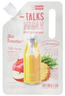 Talks Vegan Squeeze Pocket Sleeping Pack - 3 Types Skin Smoother