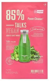 Talks Vegan Squeeze Sheet Mask - 7 Types Power Cleanse