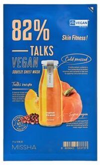 Talks Vegan Squeeze Sheet Mask - 7 Types Skin Fitness