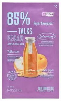 Talks Vegan Squeeze Sheet Mask - 7 Types Super Energizer