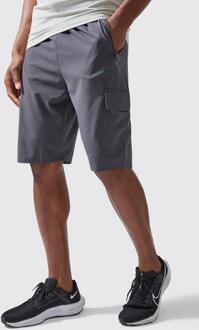 Tall Active Training Dept Cargo Shorts, Charcoal - XS