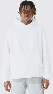 Tall Basic Overhead Hoodie In Wit, White - L