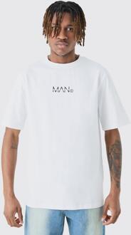 Tall Original Man T-Shirt Met Print, White
