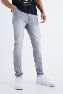 Tall Stretch Skinny Jeans, Mid Grey - 32