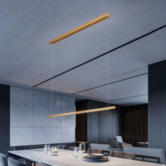 Talon LED hanglamp messing geanodiseerd 24W messing mat geanodiseerd