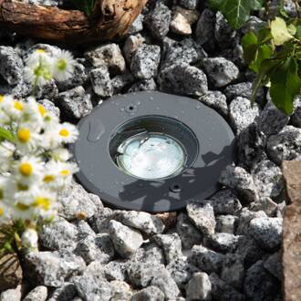 Talpa grondspot inbouwlamp zwenkbaar, rond antraciet