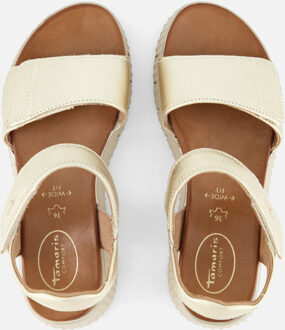 Tamaris Comfort Sandalen goud Leer - 38,39,41,42