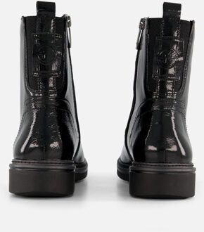 Tamaris Comfort - Veterschoenen Hoog Zwartlak Zwart lak - 37