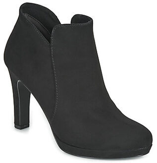 Tamaris Dames Enkellaarzen - Zwart - Maat 39